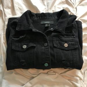 Distressed Denim Jacket